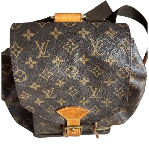 Louis Vuitton Montsouris Large Backpack Unisex Monogram Canvas 12W‎ x 5D x 14H - Picture 4 of 15
